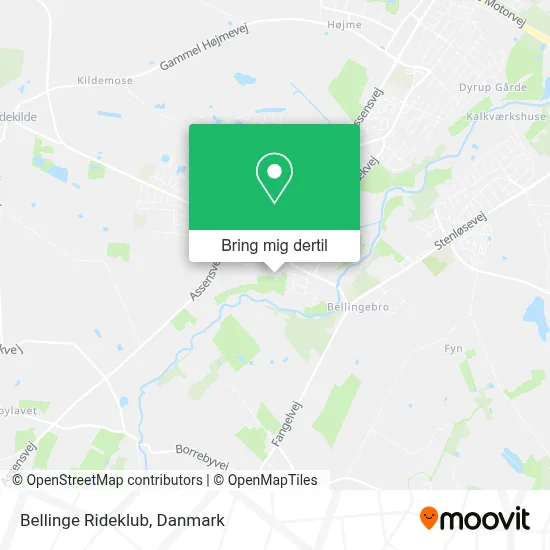 Bellinge Rideklub kort