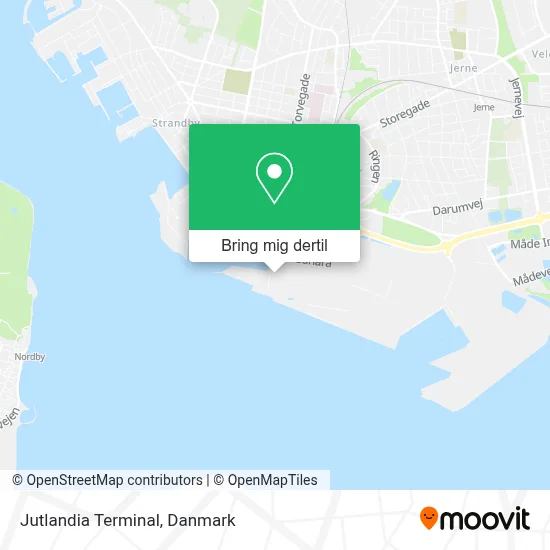 Jutlandia Terminal kort