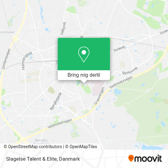 Slagelse Talent & Elite kort