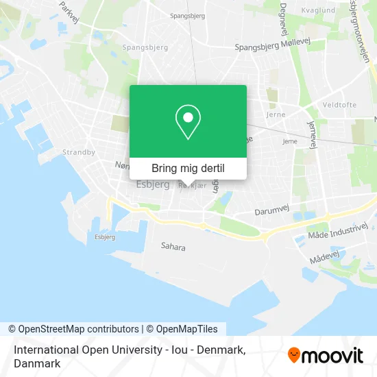 International Open University - Iou - Denmark kort