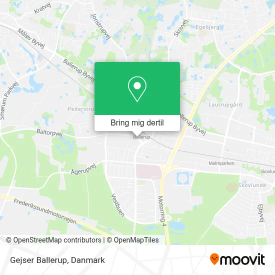 Gejser Ballerup kort