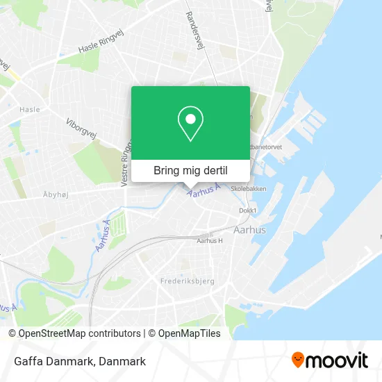 Gaffa Danmark kort