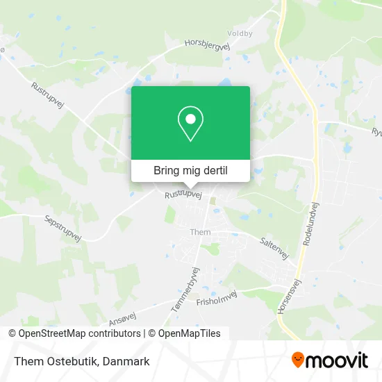 Them Ostebutik kort