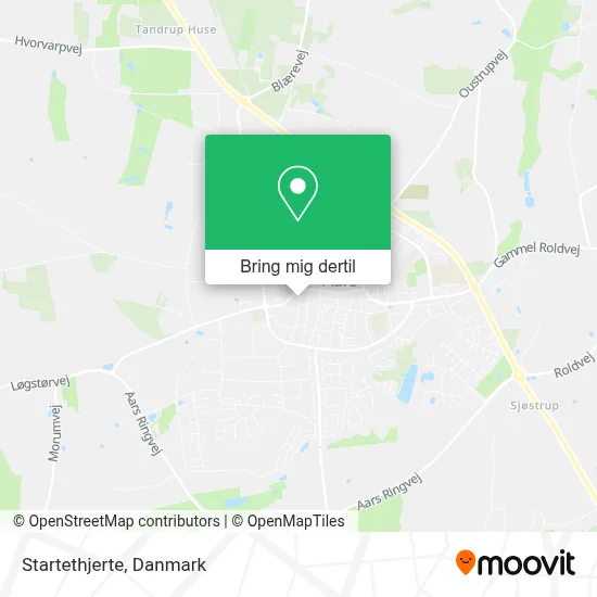 Startethjerte kort