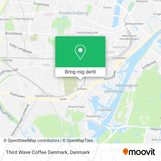 Third Wave Coffee Denmark kort