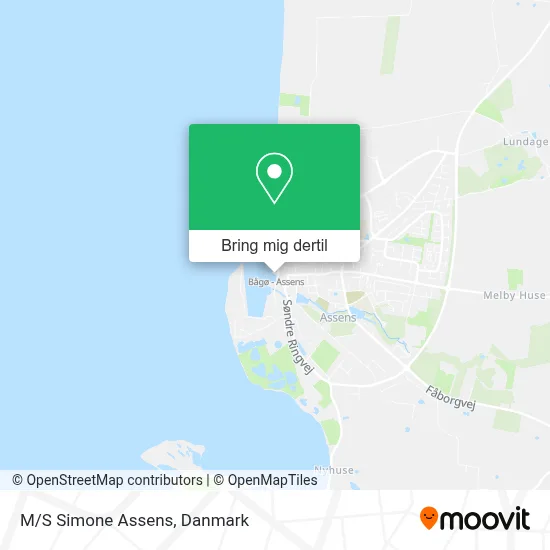 M/S Simone Assens kort