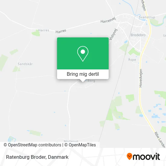 Ratenburg Broder kort