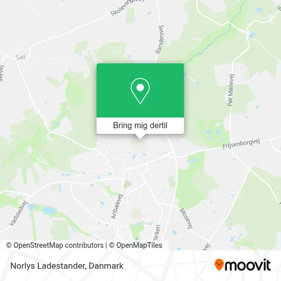 Norlys Ladestander kort