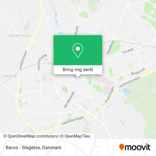 Baros - Slagelse kort