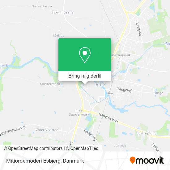 Mitjordemoderi Esbjerg kort