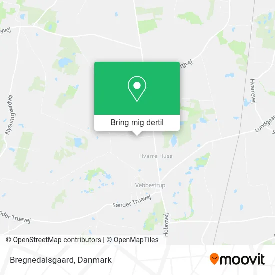 Bregnedalsgaard kort