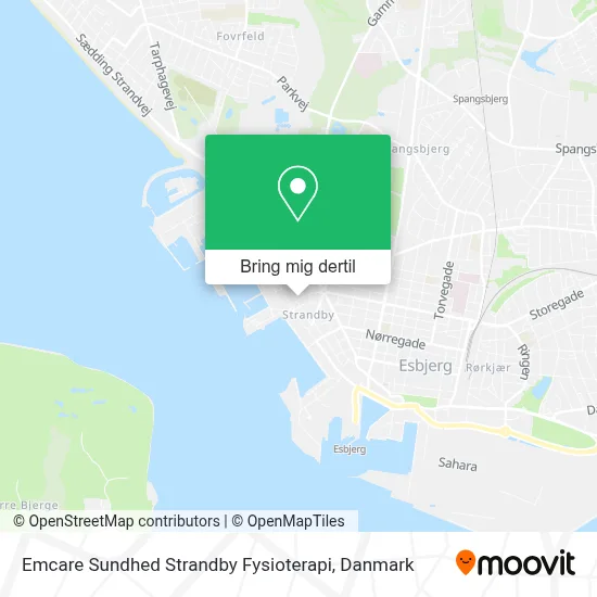 Emcare Sundhed Strandby Fysioterapi kort