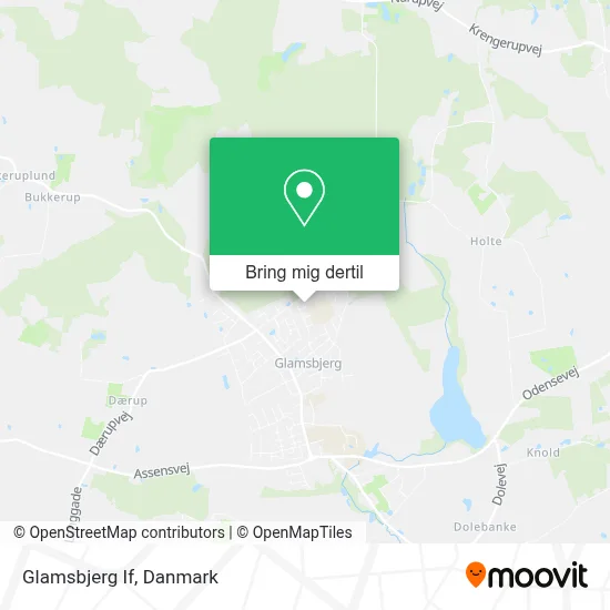 Glamsbjerg If kort