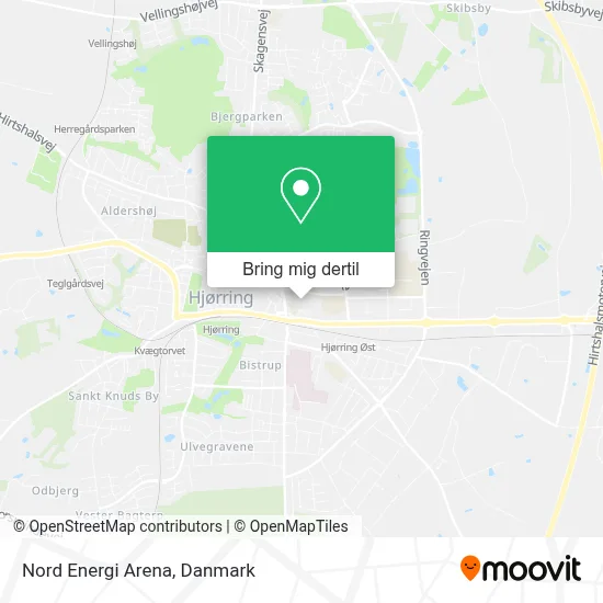 Nord Energi Arena kort
