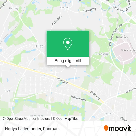 Norlys Ladestander kort