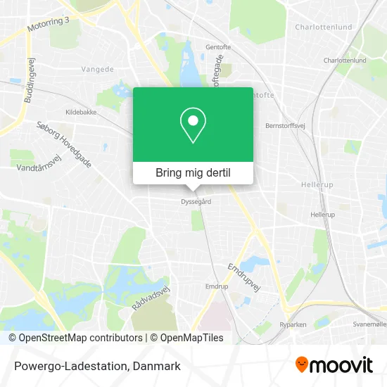 Powergo-Ladestation kort