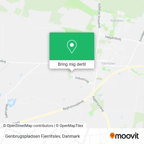 Genbrugspladsen Fjerritslev kort