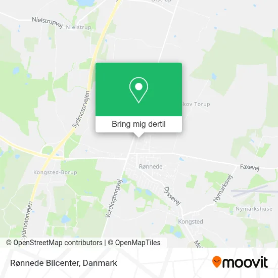 Rønnede Bilcenter kort