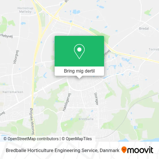 Bredballe Horticulture Engineering Service kort