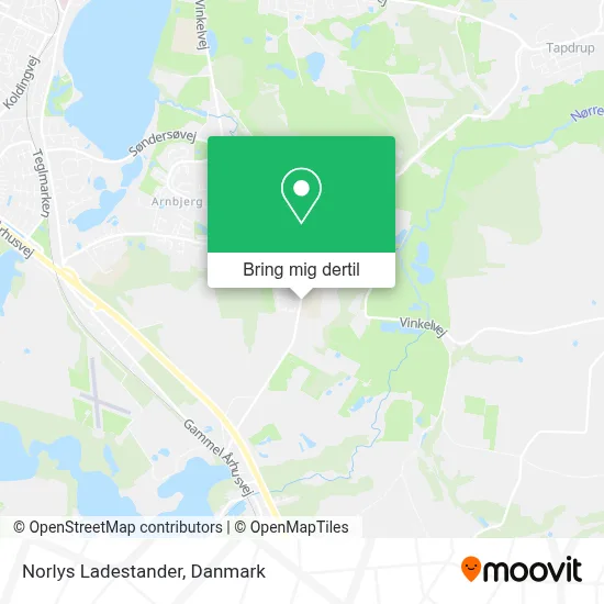 Norlys Ladestander kort