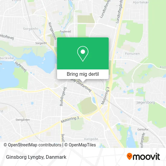 Ginsborg Lyngby kort