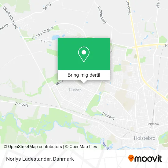 Norlys Ladestander kort