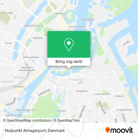 Nulpunkt Amagerport kort