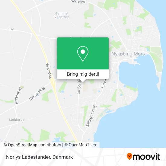 Norlys Ladestander kort