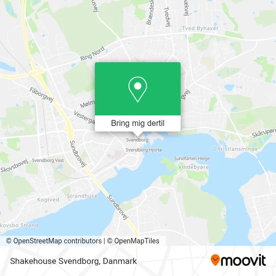 Shakehouse Svendborg kort
