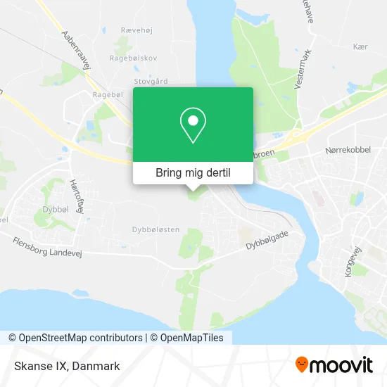 Skanse IX kort