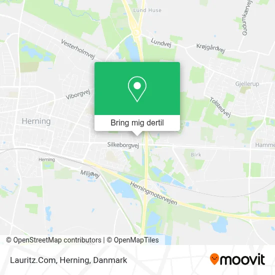 Lauritz.Com, Herning kort