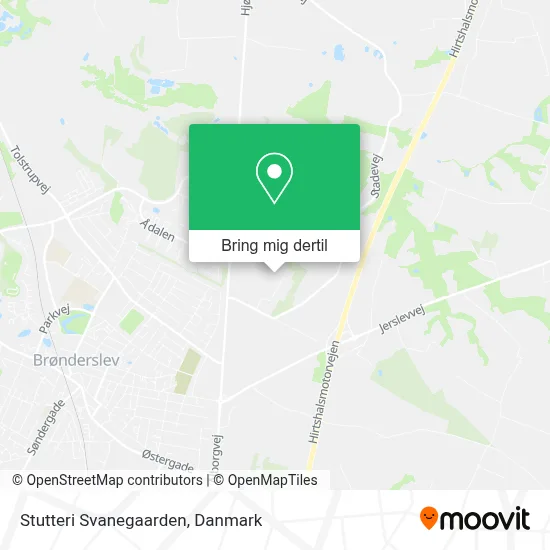 Stutteri Svanegaarden kort