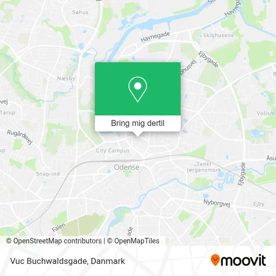 Vuc Buchwaldsgade kort