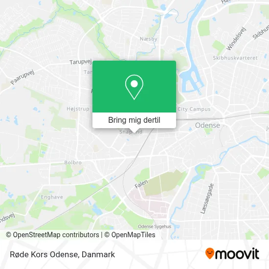 Røde Kors Odense kort