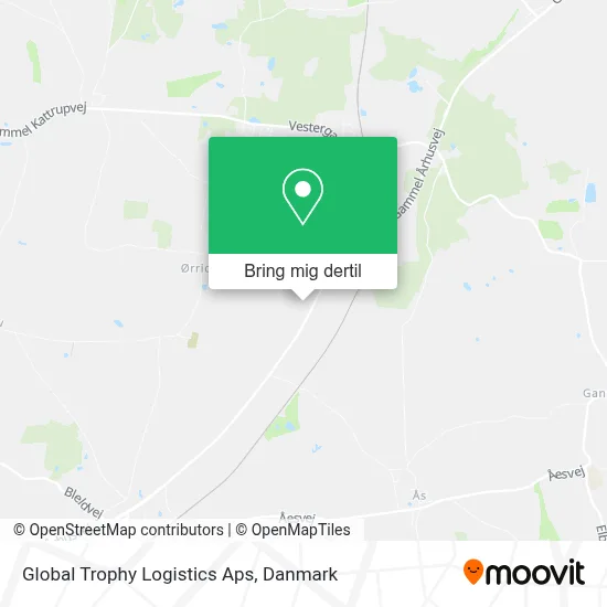 Global Trophy Logistics Aps kort