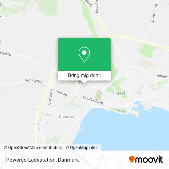 Powergo-Ladestation kort