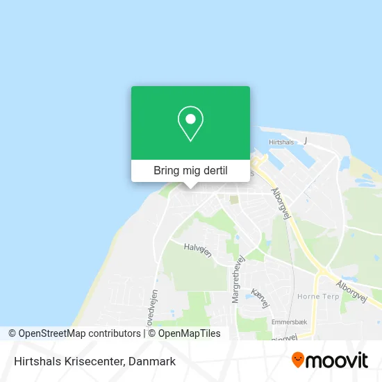 Hirtshals Krisecenter kort