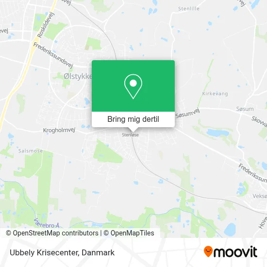 Ubbely Krisecenter kort