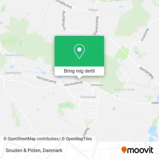 Snuden & Poten kort