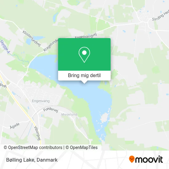 Bølling Lake kort