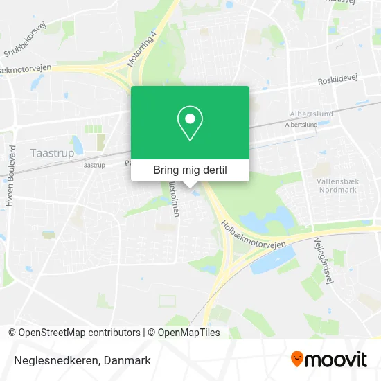Neglesnedkeren kort