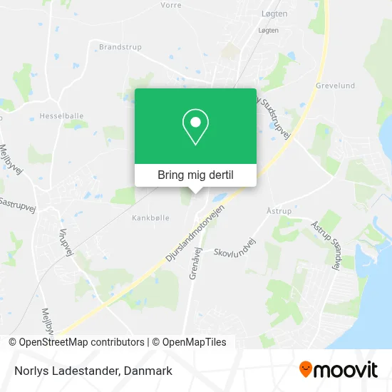 Norlys Ladestander kort