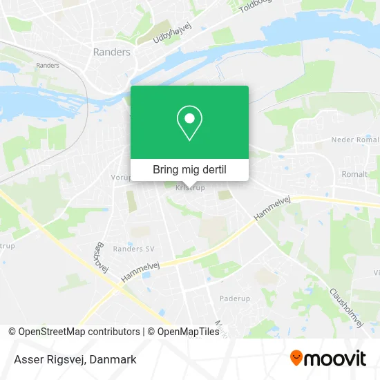 Asser Rigsvej kort