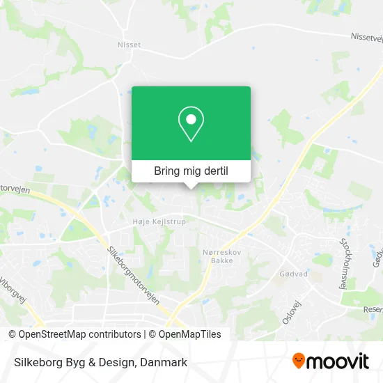 Silkeborg Byg & Design kort