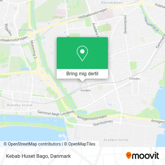 Kebab Huset Bago kort
