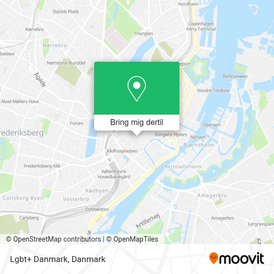 Lgbt+ Danmark kort
