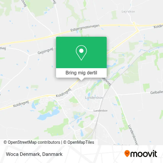 Woca Denmark kort