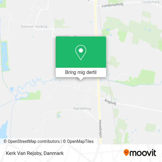 Kerk Van Rejsby kort