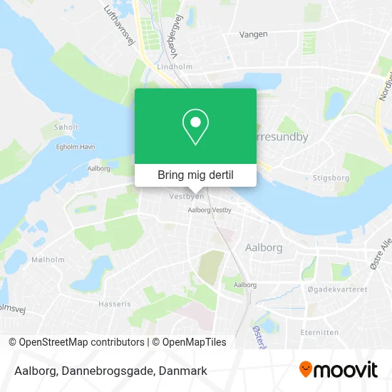 Aalborg, Dannebrogsgade kort