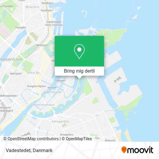 Vadestedet kort